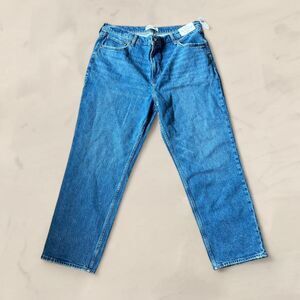 Abercrombie & Fitch 90s straight ultra high rise jeans dark wash size 34